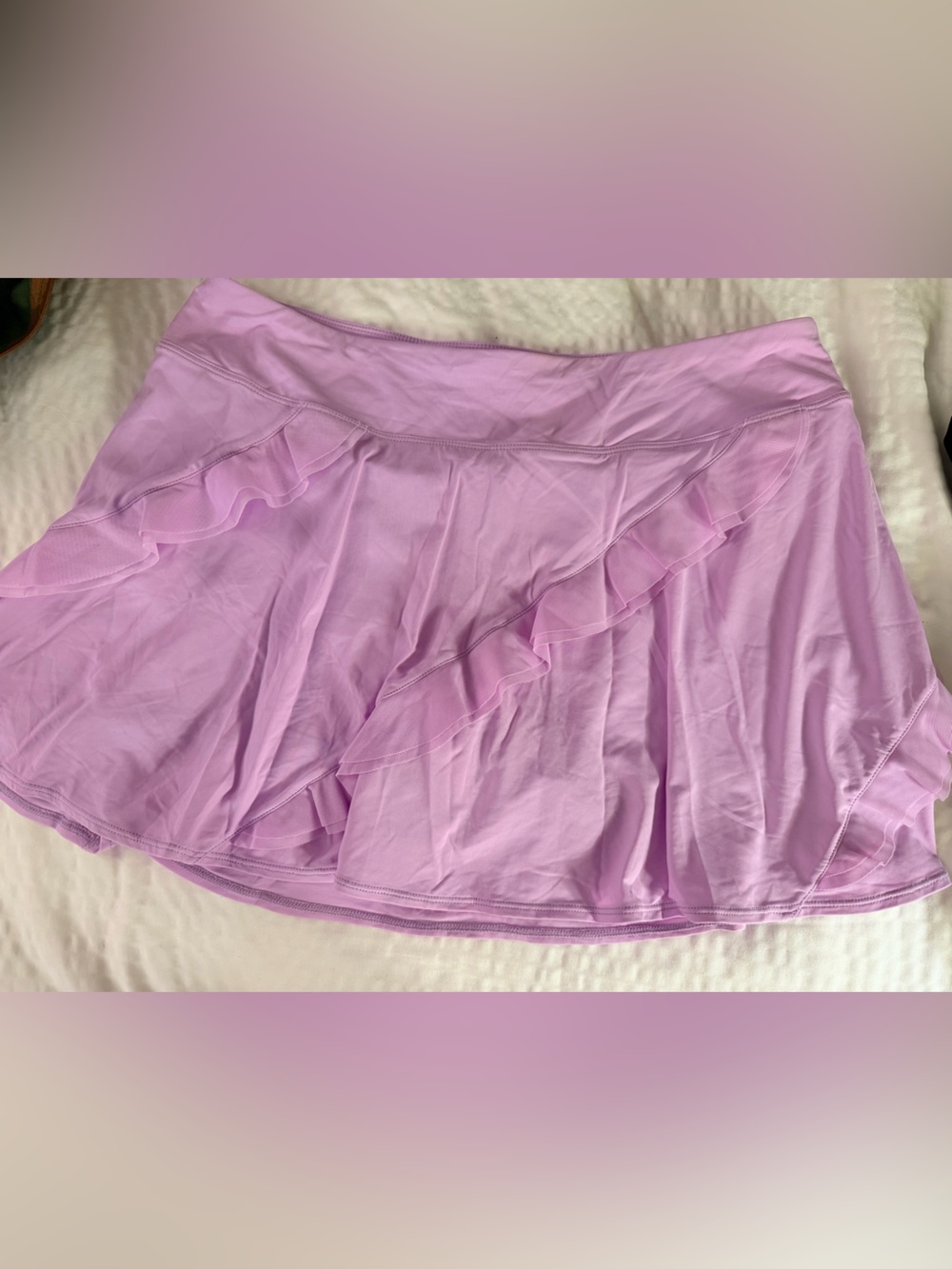 Lilly Pulitzer NEW lilac Luxletic skort Size Large Genevieve Summer Skort